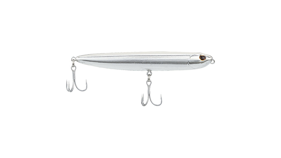 Berkley Drift Walker Saltwater Hard Baits, Topwater, Saltwater, 1/2 oz, Chrome, 110, 1582243