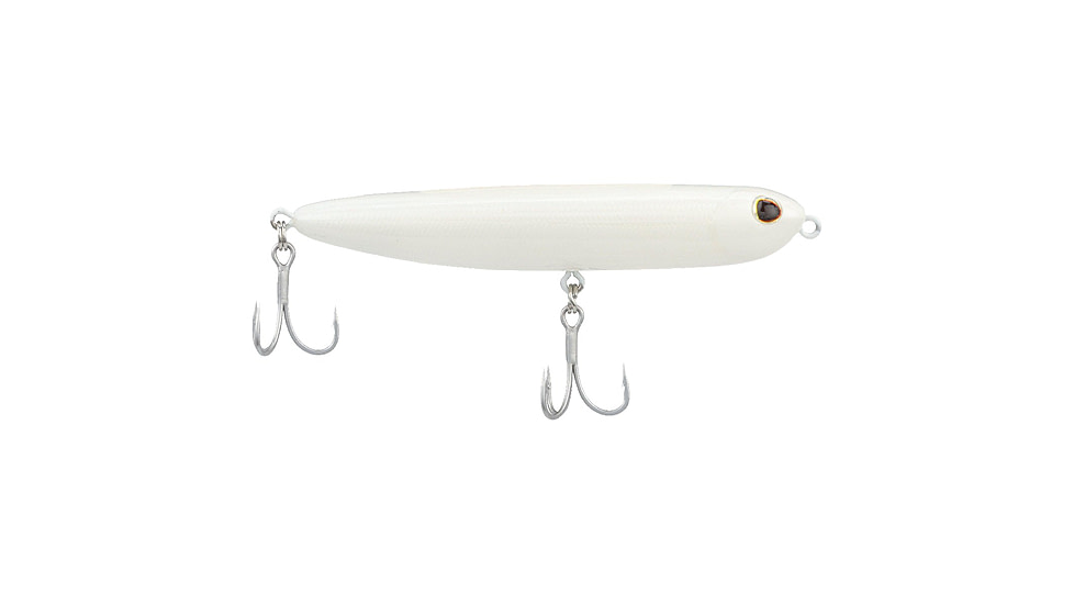 Berkley Drift Walker Saltwater Hard Baits, Topwater, Saltwater, 3/8 oz, Pearl White, 90, 1582234