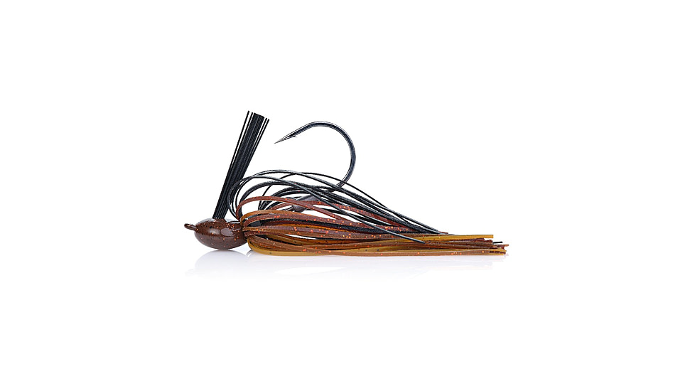 Berkley Finesse Jig, 1/2 oz, Hook Size 4/0, Black Brown Amber, 1557978