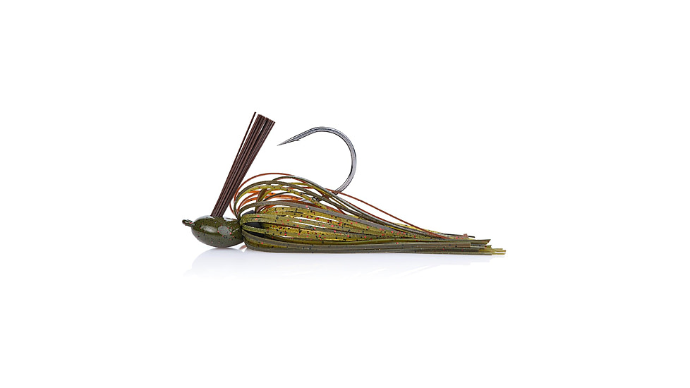 Berkley Finesse Jig, 1/2 oz, Hook Size 4/0, BR Green Pumpkin, 1557981