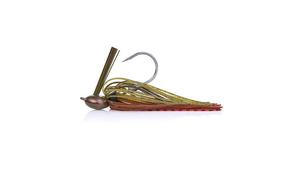 Berkley Finesse Jig, 3/8 oz, Hook Size 4/0, Hot Craw, 1557973