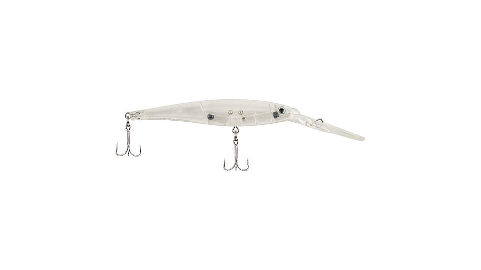 Berkley Flicker Minnow Hard Bait, Crankbait, Clear, 11, 1481666