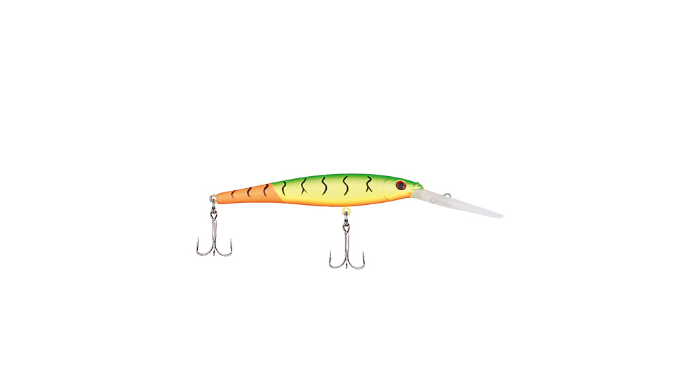 Berkley Flicker Minnow Hard Bait, Crankbait, Firetail MF Hot Firetiger, 11, 1500531