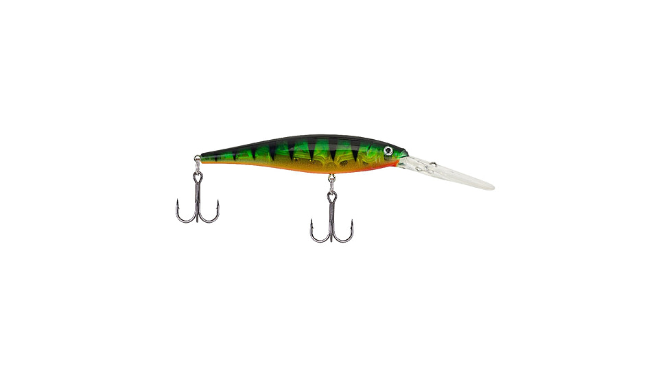 Berkley Flicker Minnow Hard Bait, Crankbait, Flashy Perch, 11, 1407936