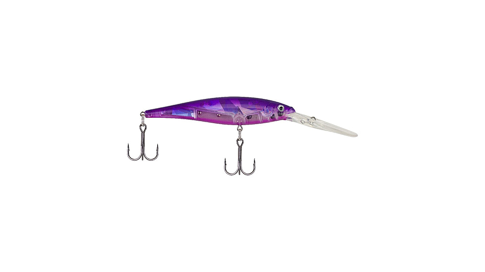 Berkley Flicker Minnow Hard Bait, Crankbait, Flashy Purple Candy, 11, 1407932
