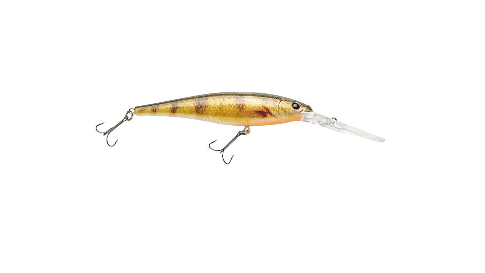 Berkley Flicker Minnow Hard Bait, Crankbait, HD Yellow Perch, 7, 1520913