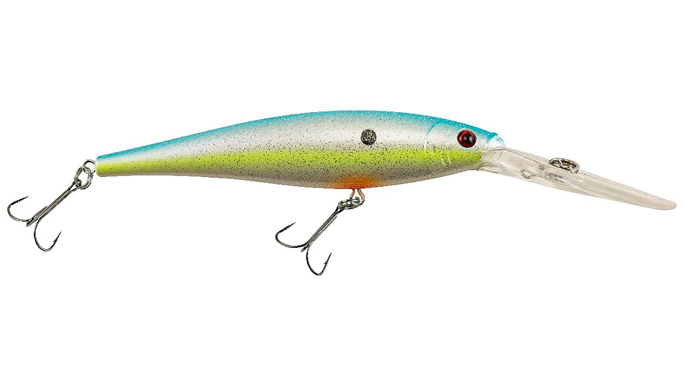Berkley Flicker Minnow Hard Bait, Crankbait, Racy Shad, 9, 1341416