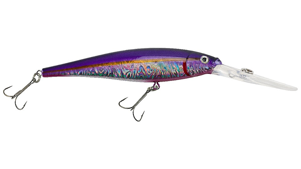 Berkley Flicker Minnow Hard Bait, Crankbait, Slick Alewife, 9, 1341417