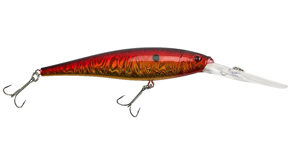 Berkley Flicker Minnow Hard Bait, Crankbait, Slick Sunset, 7, 1341407