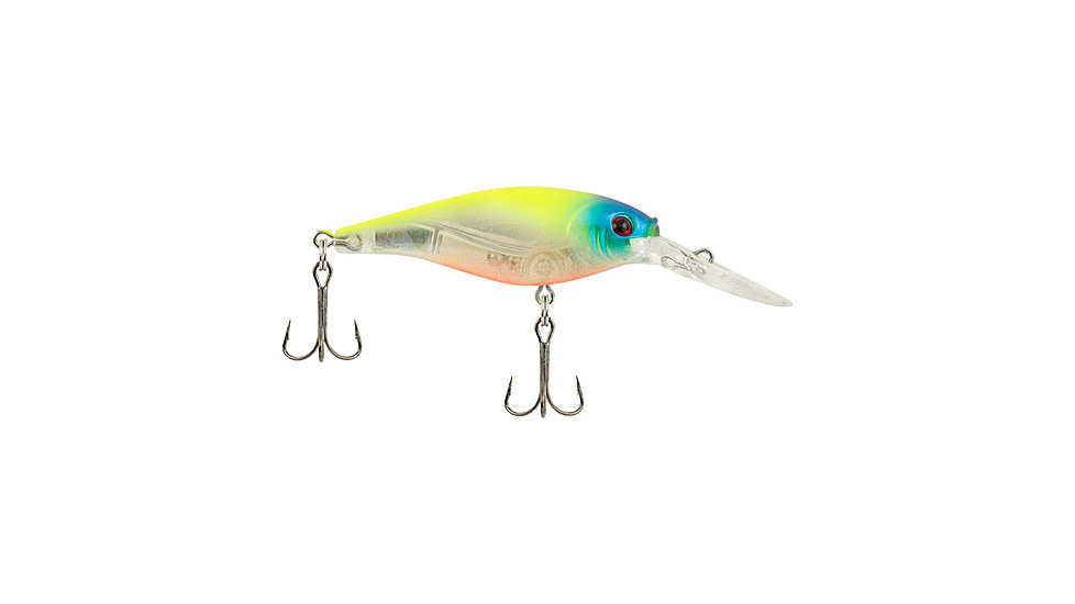 Berkley Flicker Shad Crankbait, Flashy Chartreuse, 5, 1432752