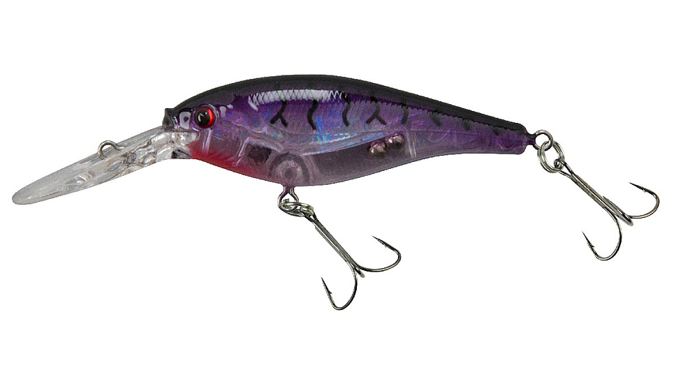 Berkley Flicker Shad Crankbait, Flashy Purple Tiger, 5, 1290491