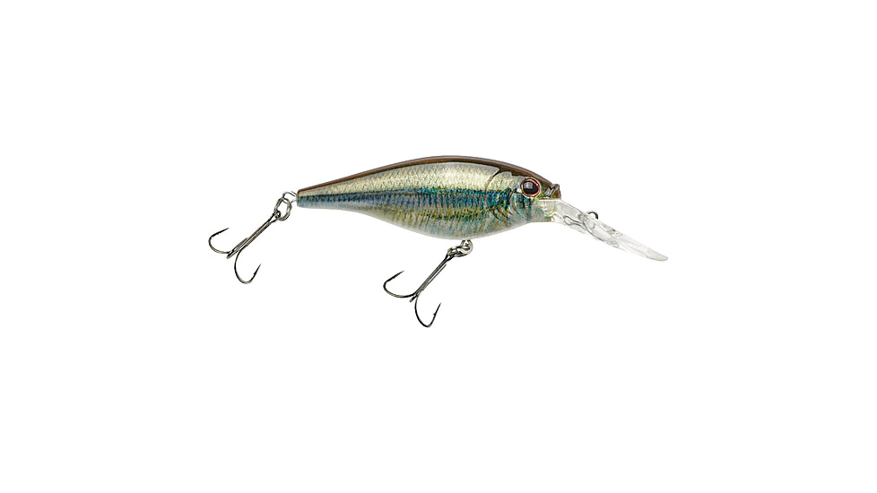 Berkley Flicker Shad Crankbait, HD Emerald Shiner, 7, 1520878