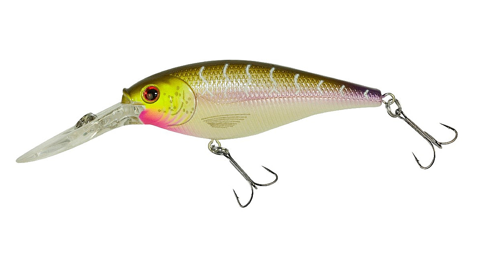 Berkley Flicker Shad Crankbait, Purple Tiger, 5, 1202232