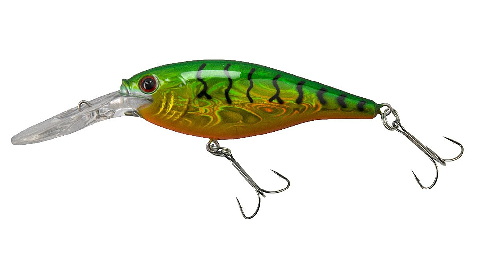 Berkley Flicker Shad Crankbait, Slick Firetiger, 7, 1316804