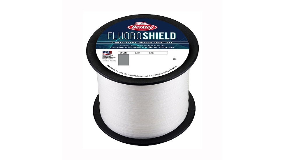 Berkley FluoroShield Fluorocarbon Line, 20lb.3000yds, Clear, 0.016 in/0.41 mm, 1521255