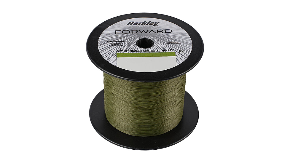 Berkley Forward Braid Bulk Spool, 8lb, Low-Vis Green, 0.006 in/0.15 mm, 1621829