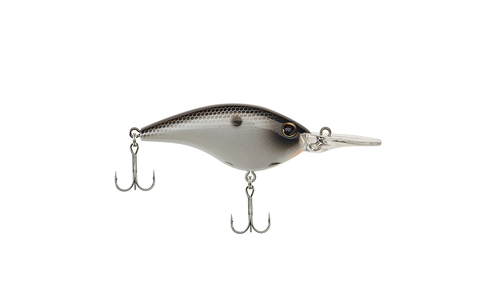 Berkley Frittside Hard Bait, Crankbait, 9, 1/2oz, 2 3/4in / 7cm, 7ft-10ft / 2-3m, Hook Size 5, 2 Hooks, Midnight Pearl, 9, 1503576