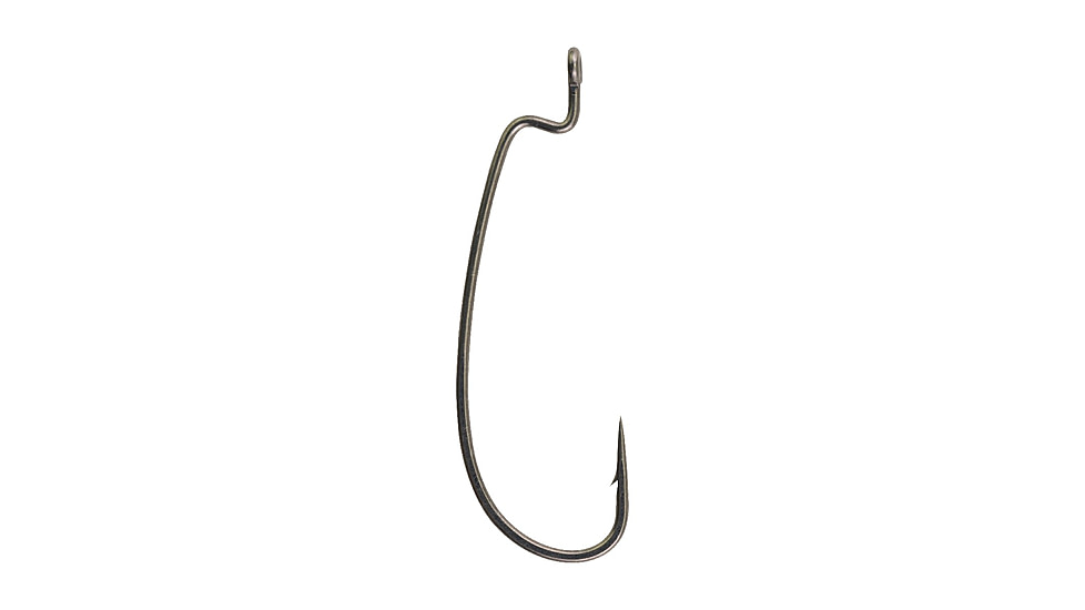 Berkley FSN19OFFW5/0 Fusion19 Hooks Offset Worm 1362185, Smoke Satin, 5/0, 1362185