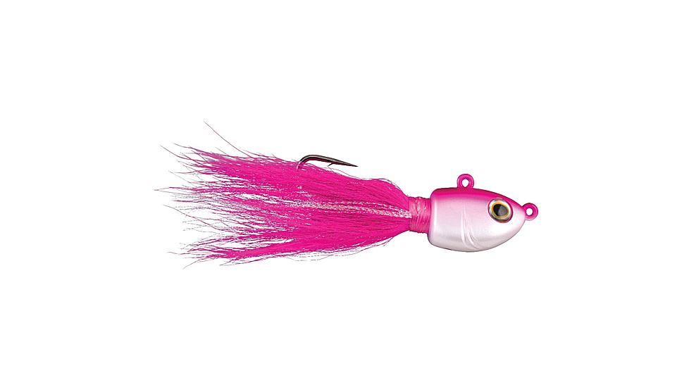 Berkley Fusion19 Bucktail Jigs, 3/4 oz, Pink, 5/0, 1482983