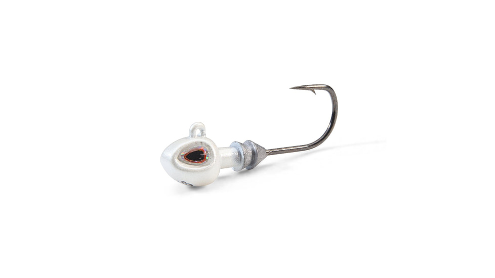 Berkley Fusion19 Hybrid Jighead, 1/16 oz, 4, Pearl White, 1571492