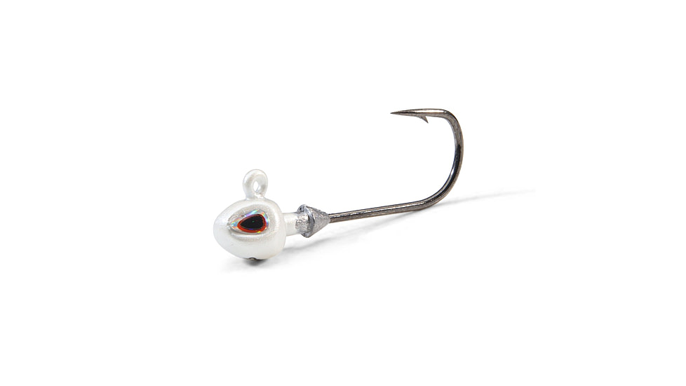 Berkley Fusion19 Hybrid Jighead, 1/32 oz, 4, Pearl White, 1571482