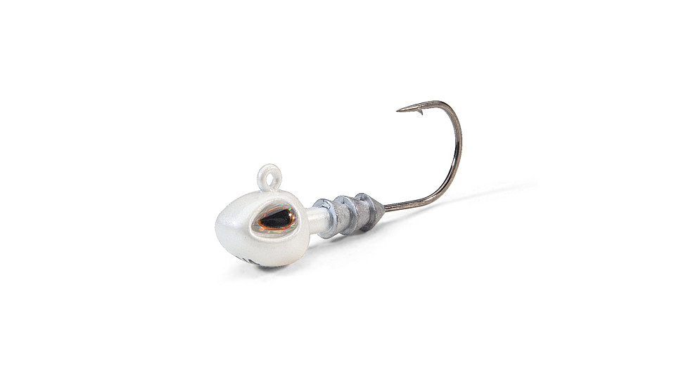 Berkley Fusion19 Hybrid Jighead, 1/4 oz, 2/0, Pearl White, 1571552