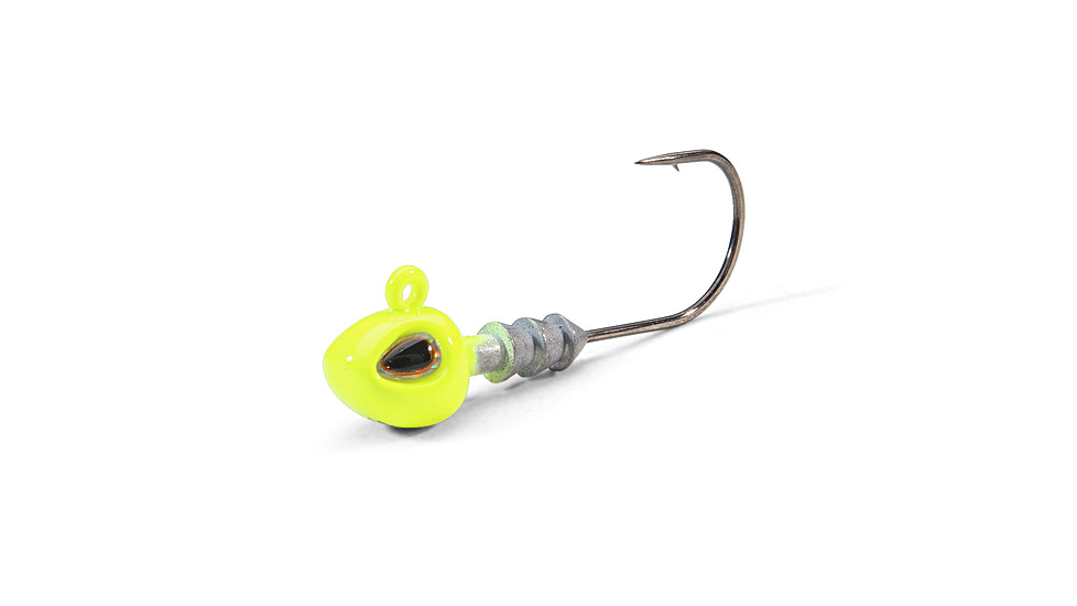 Berkley Fusion19 Hybrid Jighead, 1/4 oz, 4/0, Chartreuse, 1571565