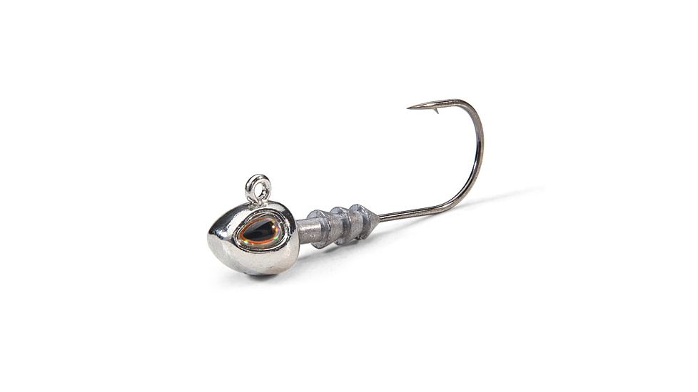 Berkley Fusion19 Hybrid Jighead, 1/4 oz, 4/0, Chrome, 1571567