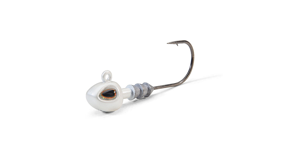 Berkley Fusion19 Hybrid Jighead, 1/4 oz, 4/0, Pearl White, 1571562
