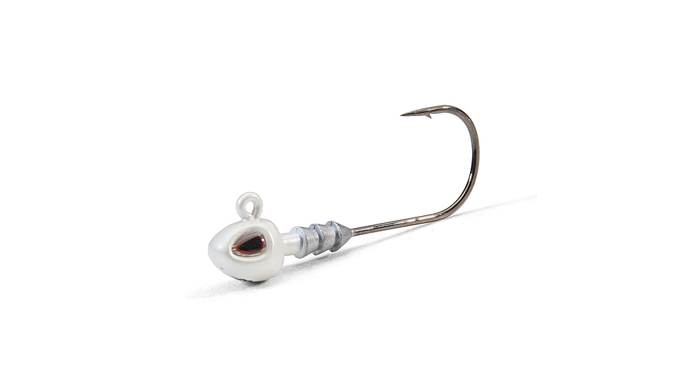 Berkley Fusion19 Hybrid Jighead, 1/8 oz, 3/0, Pearl White, 1571522