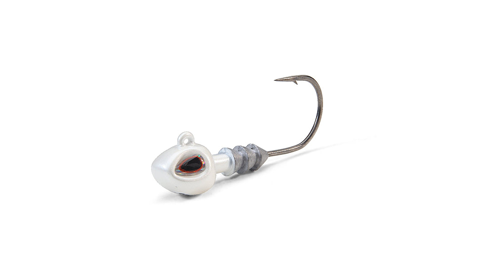 Berkley Fusion19 Hybrid Jighead, 3/16 oz, 1/0, Pearl White, 1571532