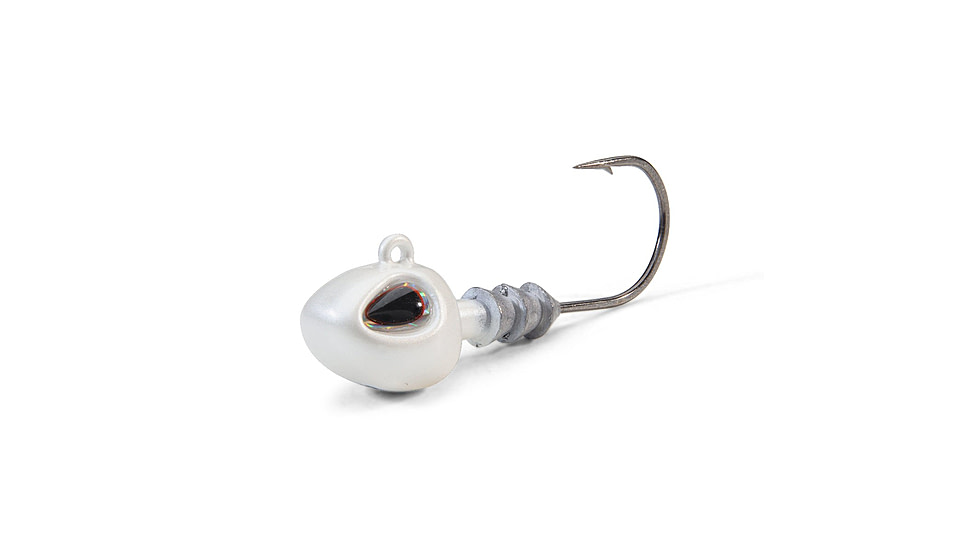 Berkley Fusion19 Hybrid Jighead, 3/8 oz, 2/0, Pearl White, 1571572