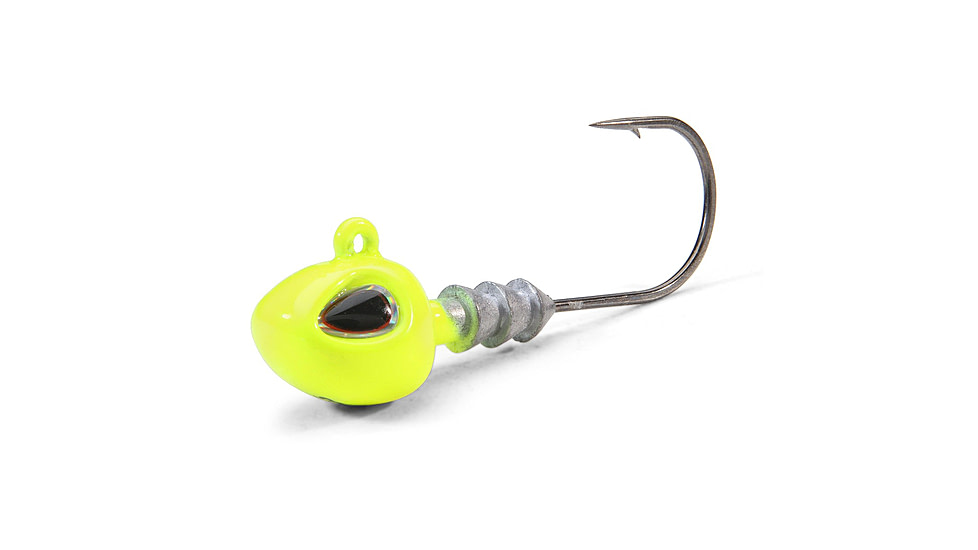 Berkley Fusion19 Hybrid Jighead, 3/8 oz, 4/0, Chartreuse, 1571585