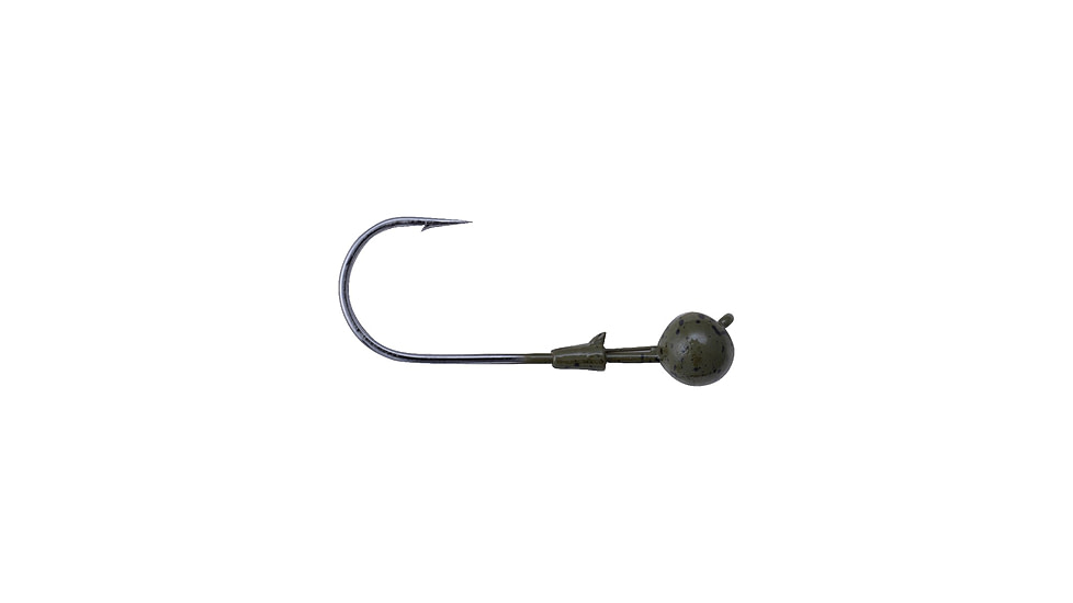 Berkley Fusion19 Shakey Head, Hook Size 3/0, 1/16oz, Green Pumpkin, 1504375