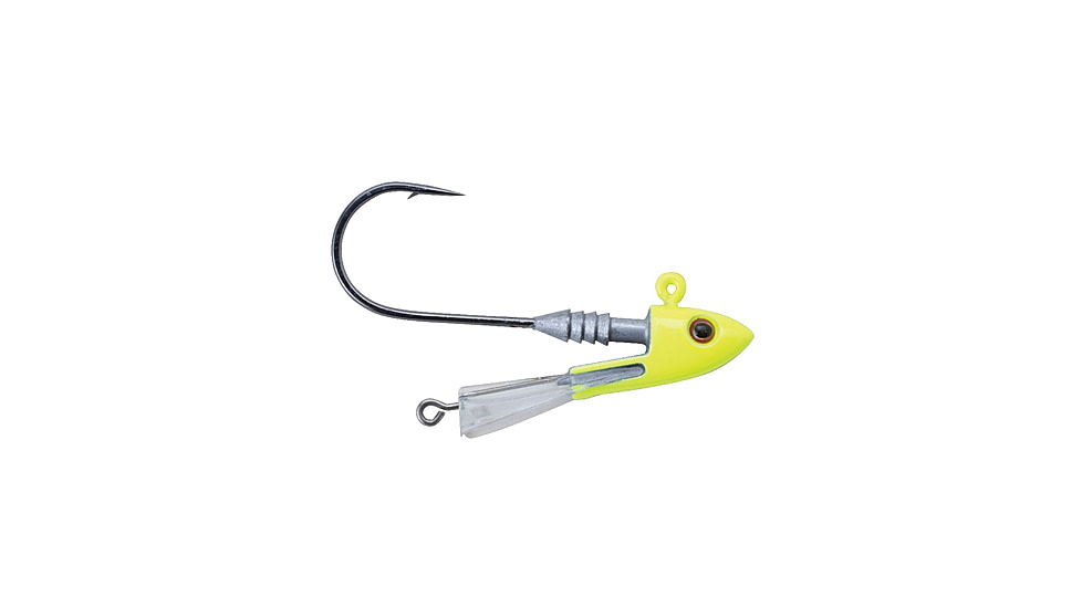 Berkley Fusion19 Snap Jigs, Hook Size 1/0, Tackle Size 3/8oz / 10.5g, Chartreuse, 1505947