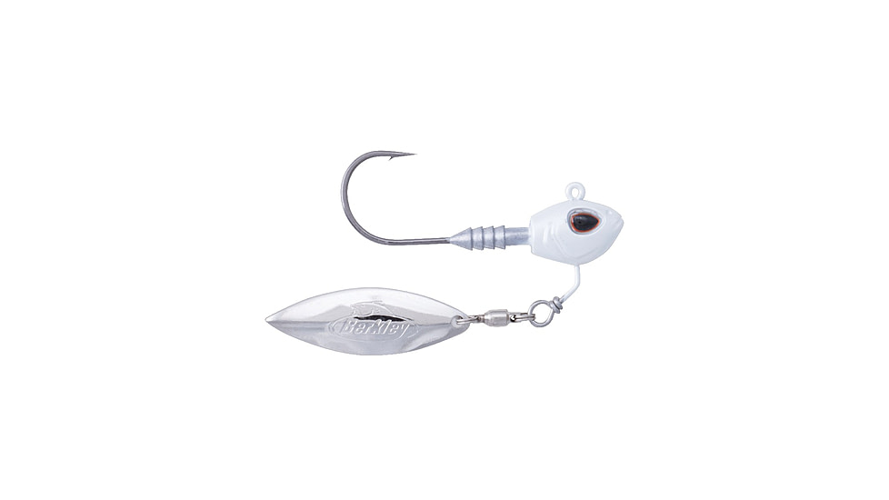 Berkley Fusion19 Underspin, Hook Size 4/0, Tackle Size 1/4oz / 7g, Pearl White, 1504532