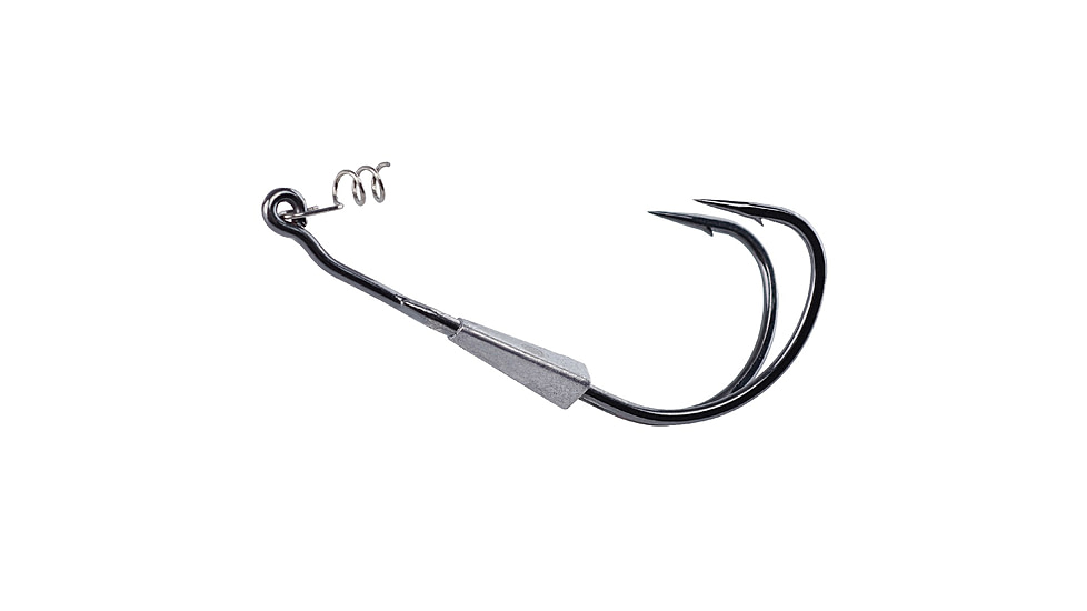 Berkley Fusion19 Weighted Frog Hook, Smoke Satin, 5/0, 1522494