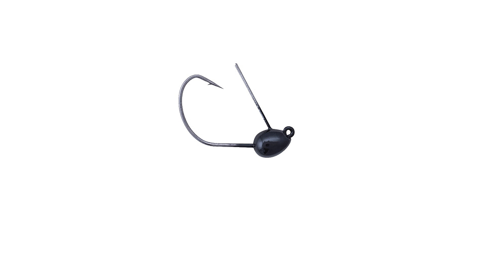 Berkley Fusion19 Weighted Wacky Head, Hook Size 1/0, Tackle Size 1/4oz / 7g, Black, 1504500
