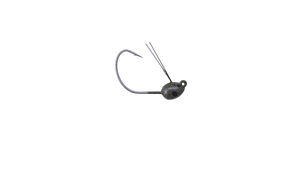 Berkley Fusion19 Weighted Wacky Head, Hook Size 1/0, Tackle Size 3/16oz / 5.3g, Green Pumpkin, 1504499