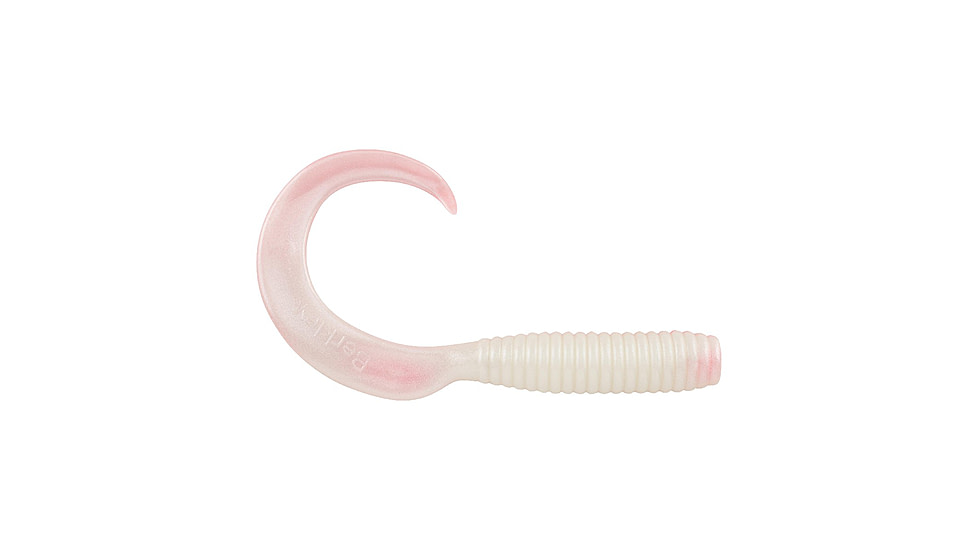 Berkley Gulp! Alive! Saltwater Grub Soft Bait, Saltwater, 6in / 15cm, Pink Shine, 1504706