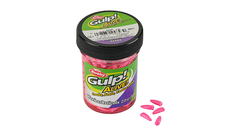 Berkley Gulp! Alive! Waxies, 12mm, Pink, 1140593
