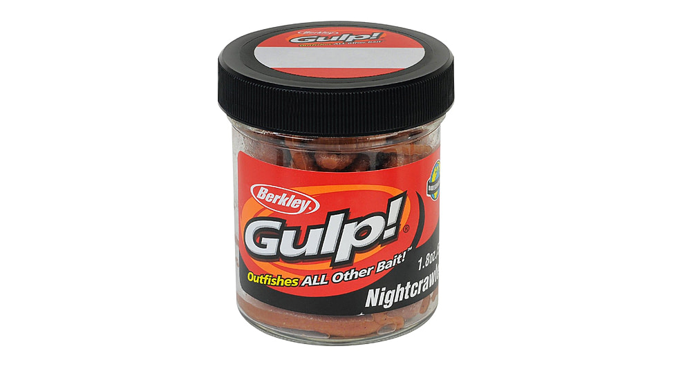 Berkley Gulp! Extruded Nightcrawler Soft Bait, 6in, Natural, 1094720