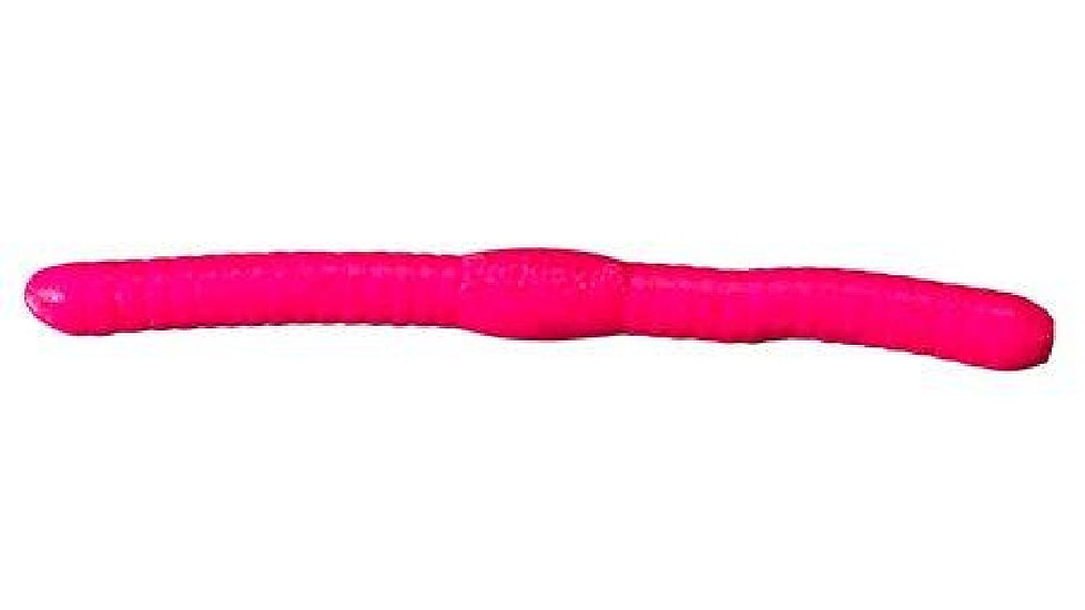 Berkley Gulp! Fat Floating Trout Worm Soft Bait, 2in, 10 Pack, Bubblegum, 1265695
