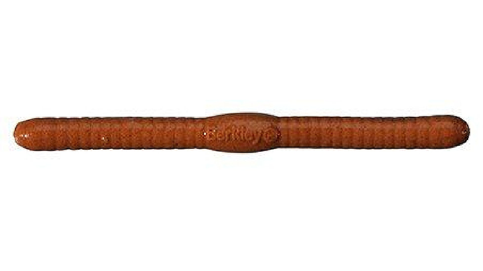 Berkley Gulp! Fat Floating Trout Worm Soft Bait, 2in, 10 Pack, Nightcrawler, 1265860