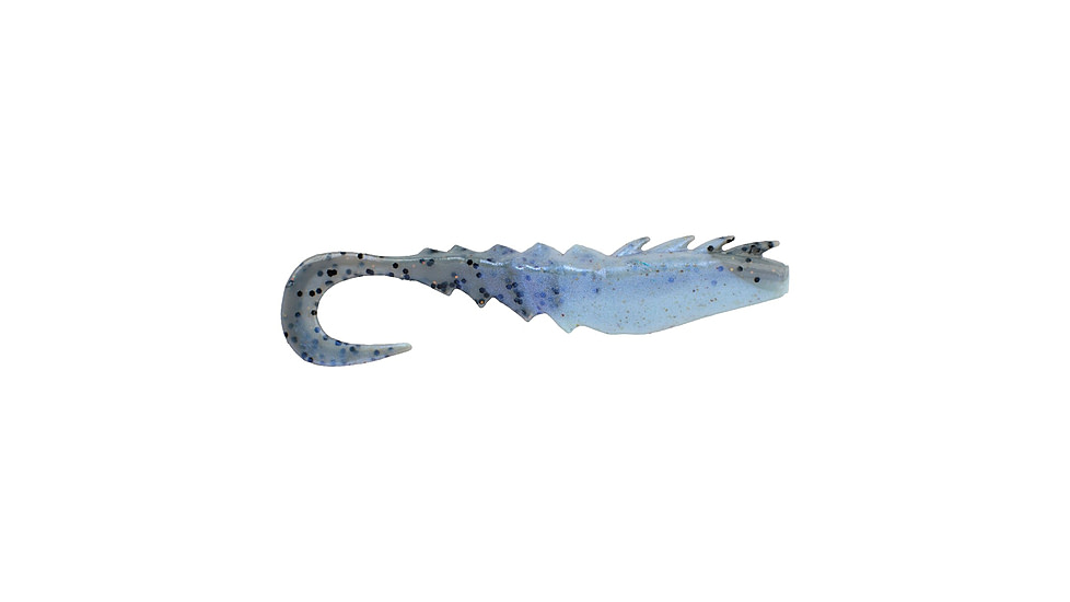 Berkley Gulp! Saltwater Nemesis Prawn Curl Tail Soft Bait, 4in, 4 Pack, Molting Shrimp, 1551577