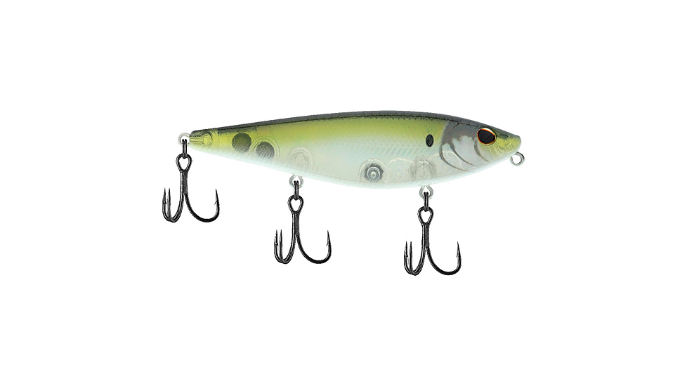 Berkley HighJacker Saltwater Hard Bait, Topwater, Saltwater, 100, 2/3 oz, 100mm, Topwater, Hook Size 6, 3 Hooks, HD Pilchard, 1547900