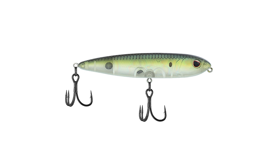 Berkley J-Walker 100 Saltwater Hard Bait, Topwater, Saltwater, 100, 1/2 oz, 100mm, Topwater, Hook Size 4, 2 Hooks, HD Pilchard, 1547882