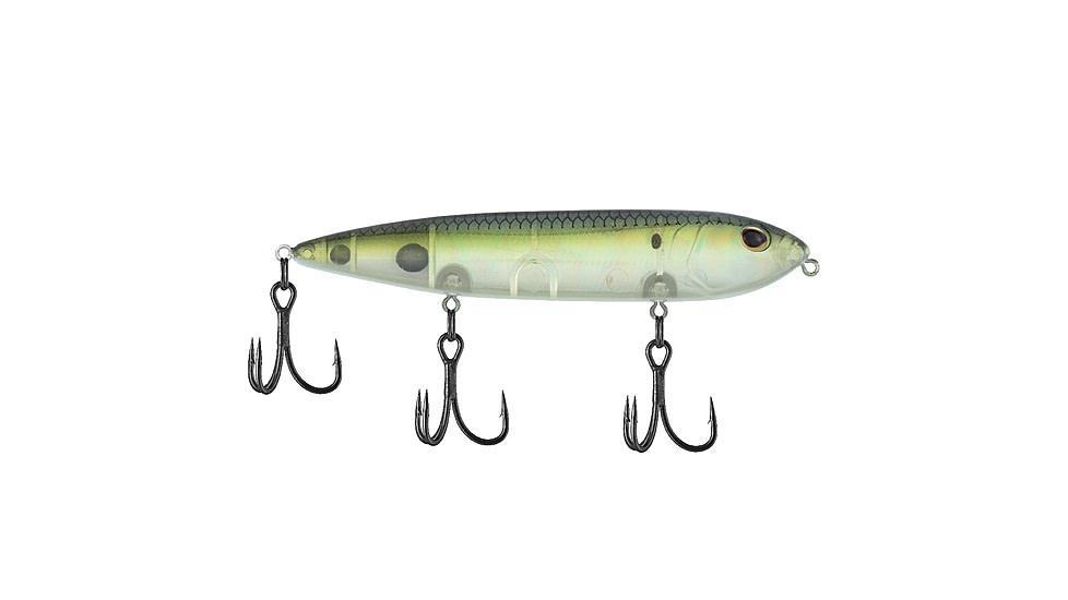 Berkley J-Walker 120 Saltwater Hard Bait, Topwater, Saltwater, 120, 5/7 oz, 120mm, Topwater, Hook Size 4, 3 Hooks, HD Pilchard, 1547891