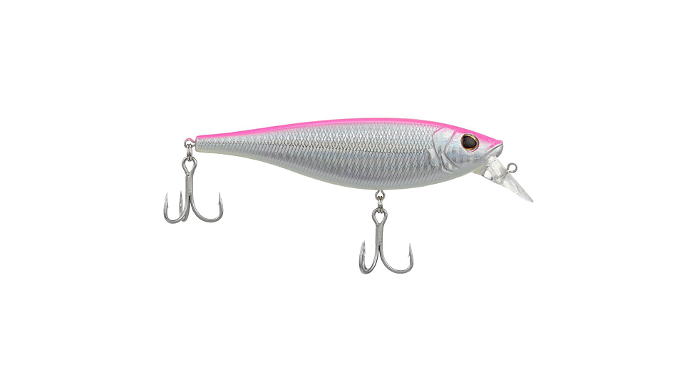 Berkley Juke Saltwater Hard Bait, Crankbait, Pink Silver, 128, 1582273