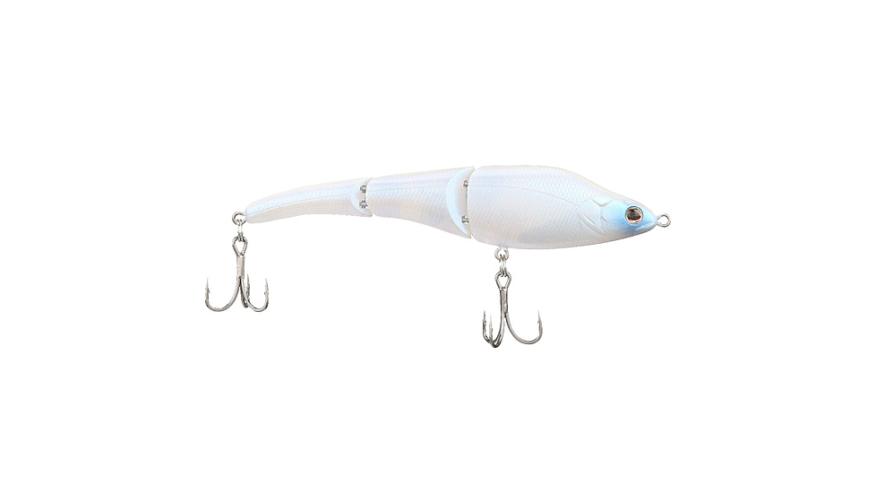 Berkley Magic Swimmer Freshwater Hard Bait, Ghost White, 110, 1622061